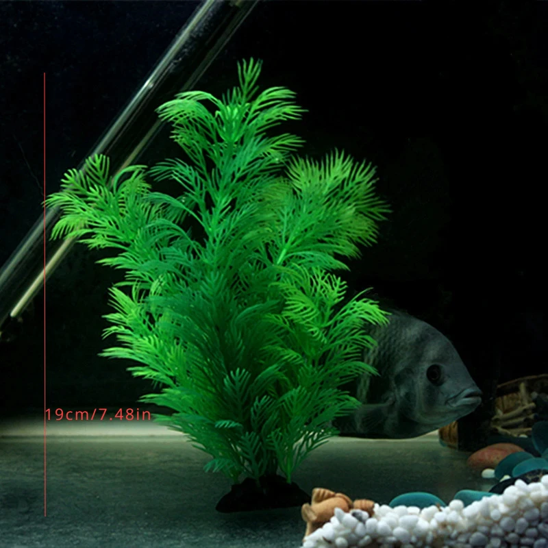 Aquarium simulation plant Artificial Water Weeds Ornament aquatic plants  Aquatic Plant Fish Tank Grass Decoration Accessories