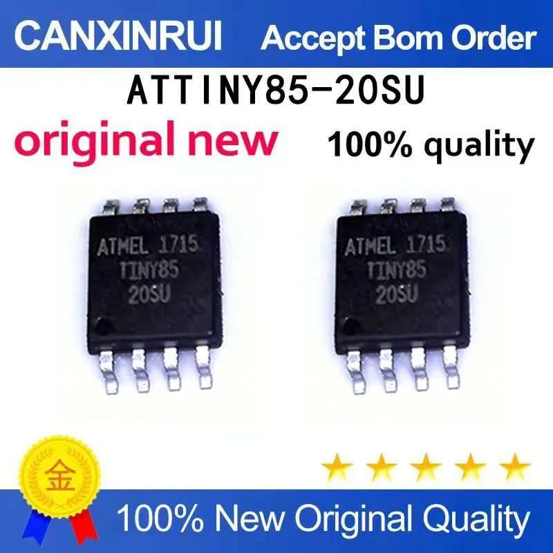 

(5pcs-100pcs）A brand new processor ATTINY85-20SU AVR microcontroller SOP8 chip IC