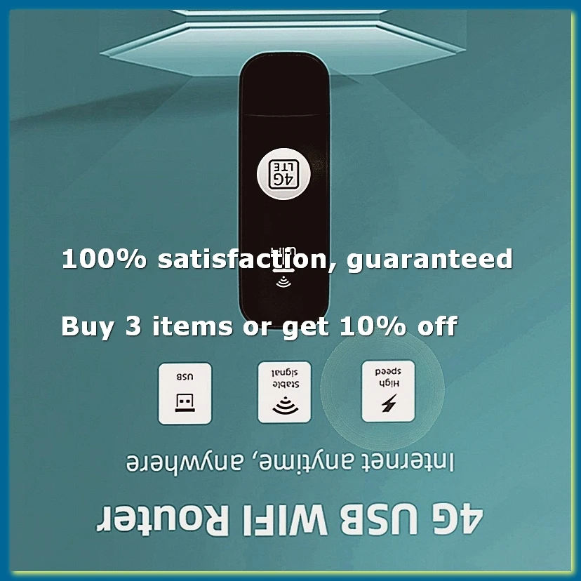 4G USB WIFI Modem Router with SIM Card Slot 4G LTE Car Wireless Wifi Router Support B28 European Band-White