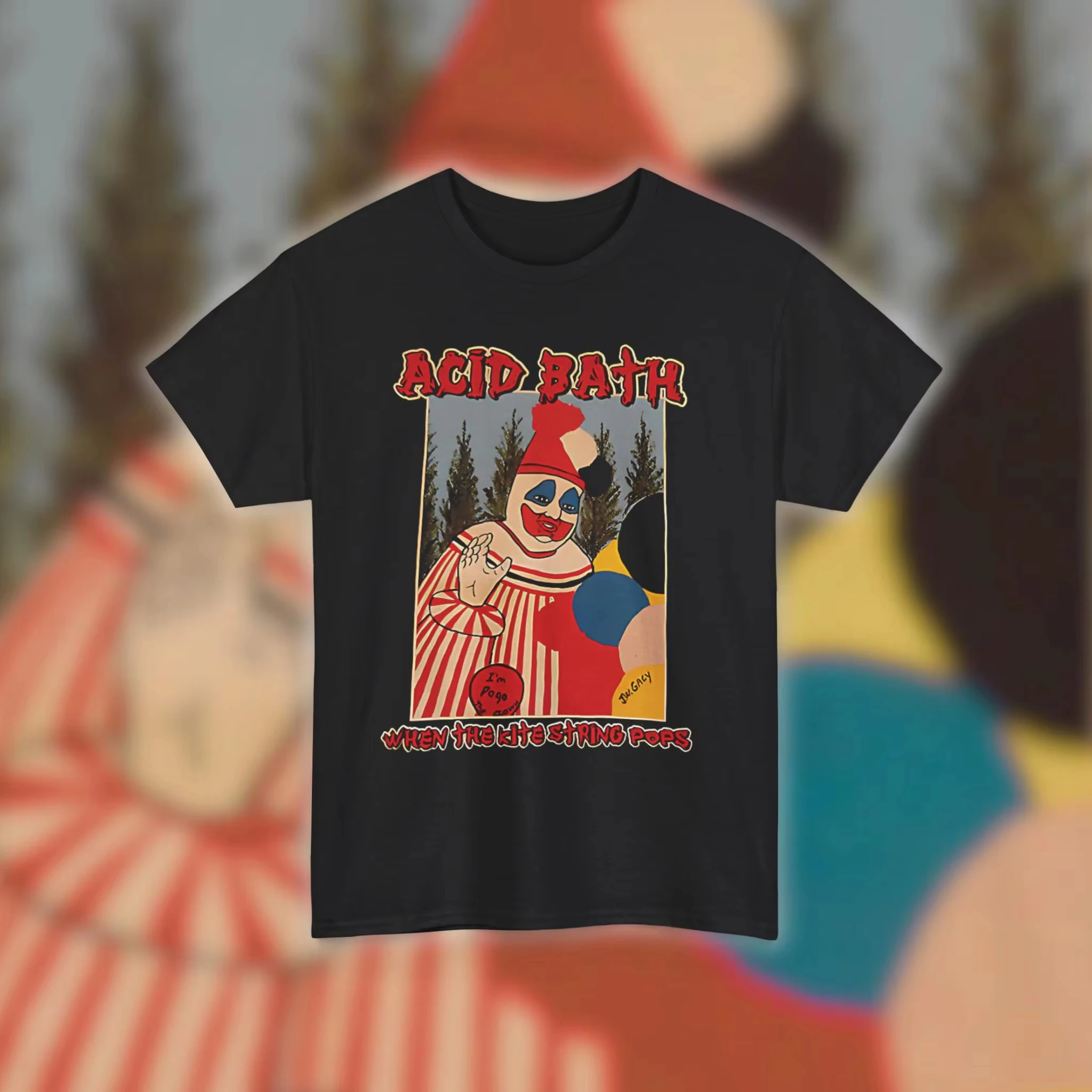 Acid Bath Band Graphic T Shirt Streetwear When The Kite String Pops Ablum Female Male Men's Clothing Women's 2026 Summer T-Shirt
