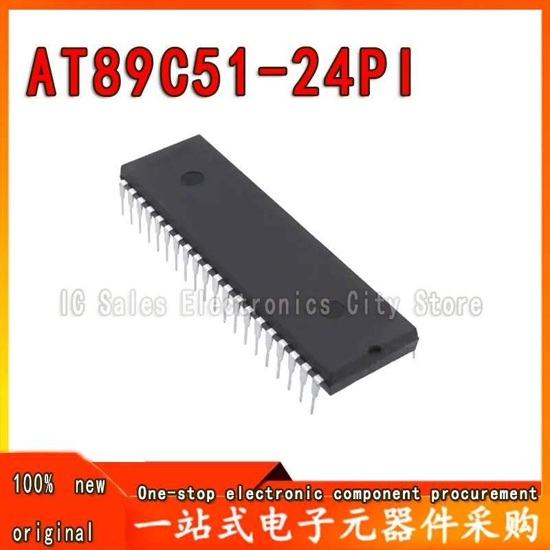 50pcs/lot AT89C51-24PI AT89C51-24 AT89C51-24P AT89C51 DIP-40 best quality.