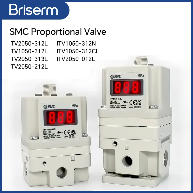 

SMC ITV2050-312L 313L 212L 012L ITV1050 SMC Regulator Electro Pneumatic Proportional Valve for Laser Cutting Machine