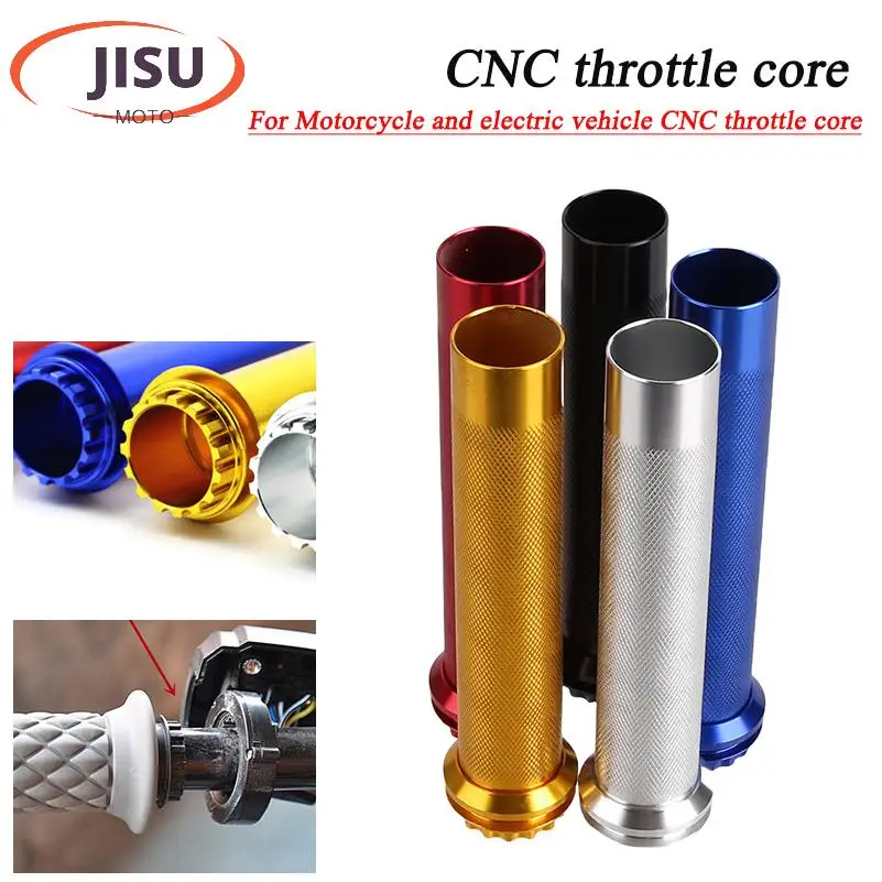 

Moped Scooter Bike 22mm 7/8 Inch CNC Aluminum Accelerator Throttle Twist Grips Handlebars Universal For Multicolor Motorcycle