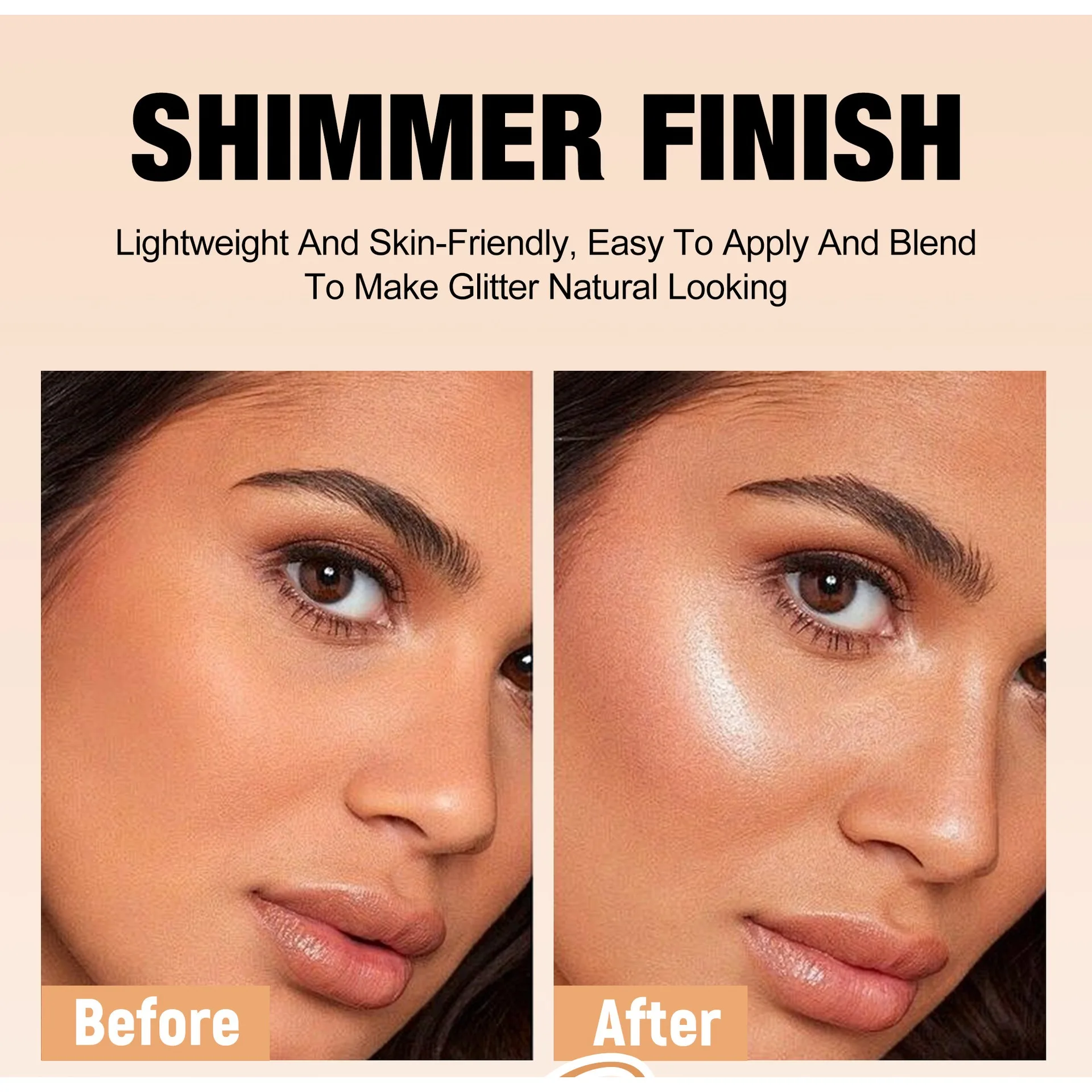 Professionelles flüssiges Highlighter-Make-up für Gesicht und Körper, Schimmer für natürliche Glanzhaut, aufhellende Grundierung, Kosmetik, Beauty Essential