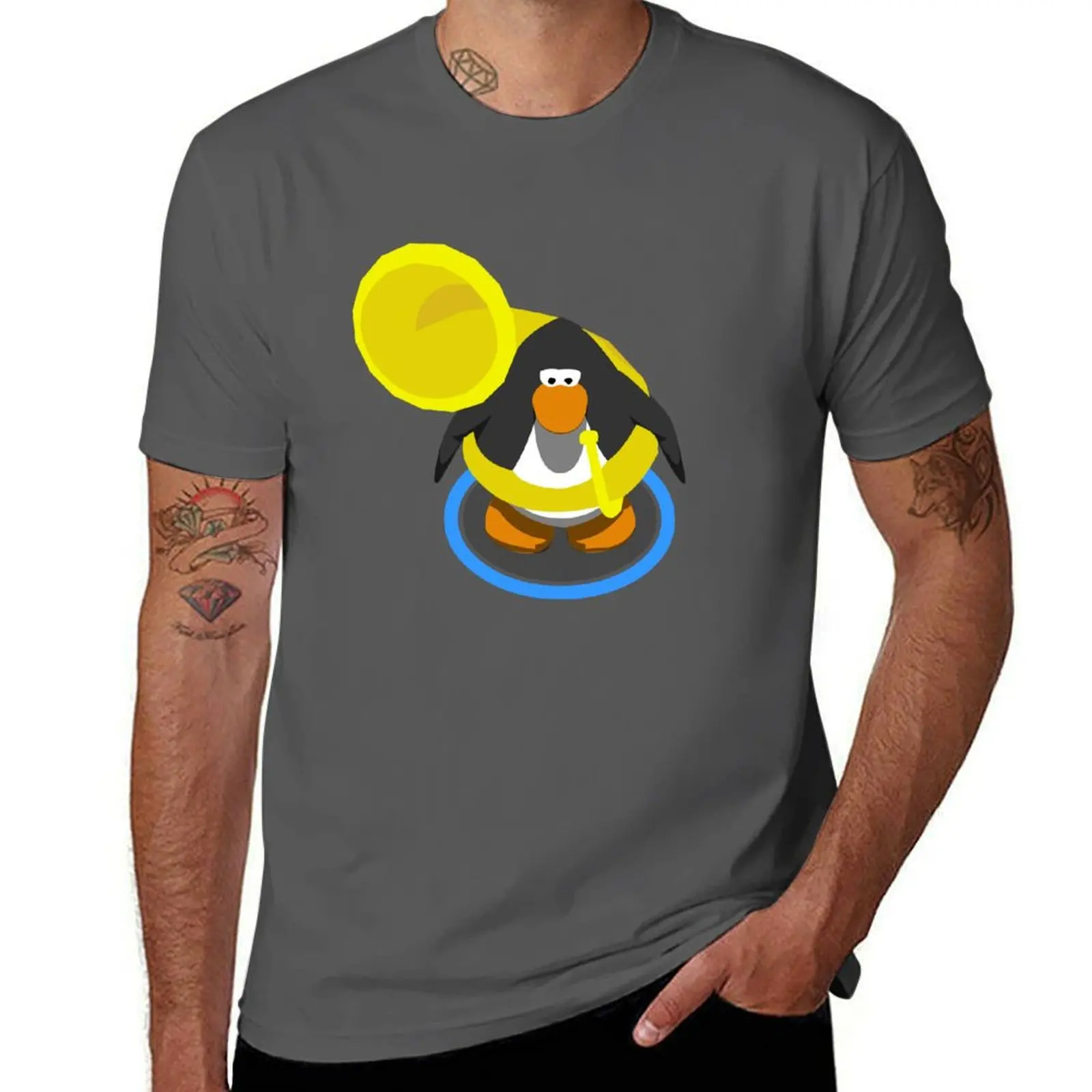 

Tuba Penguin T-Shirt summer shirt gifts for boyfriend luxury clothing labubu blanks mens fashion