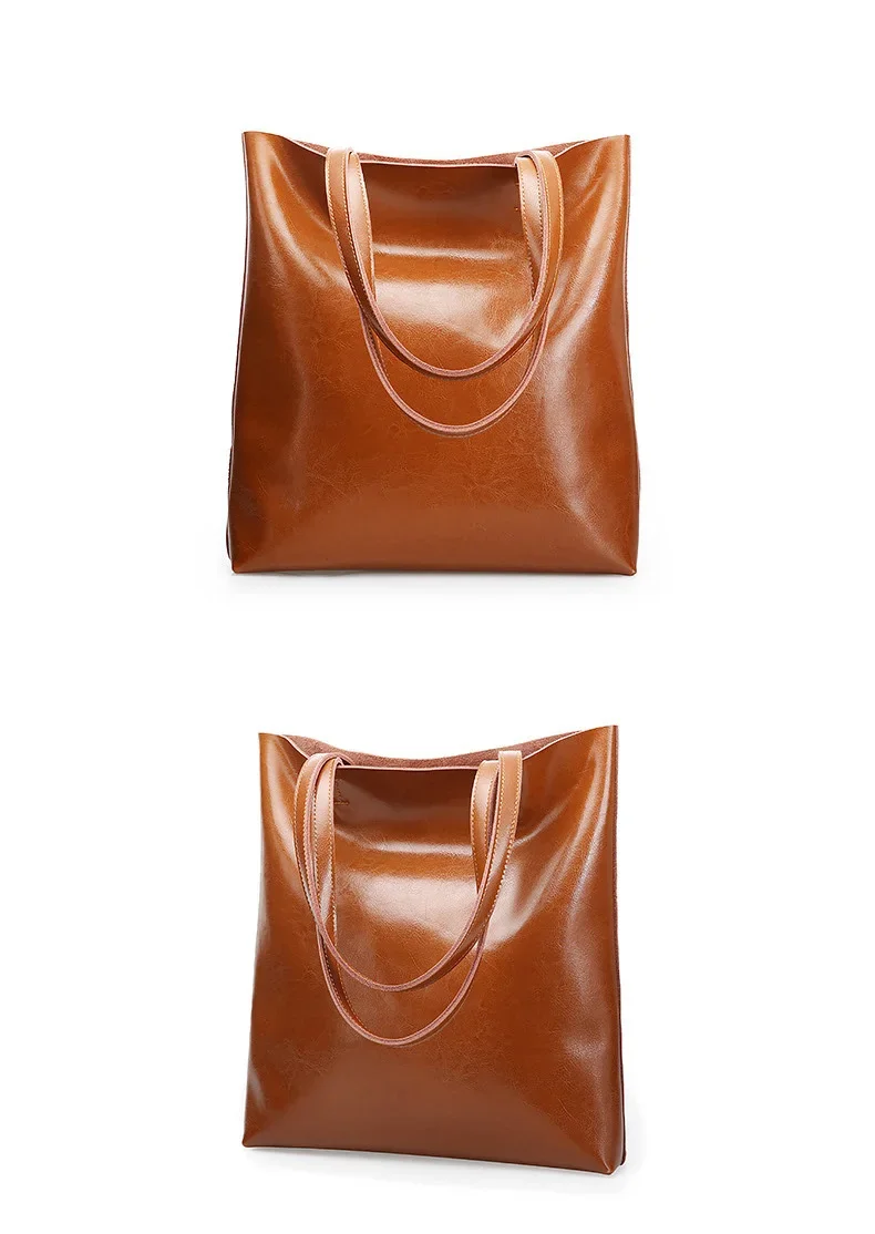 2024 büro Hand Schulter Taschen Für Frauen Tote Kuh Leder Tasche Damen Echtes Leder Handtaschen Große Frauen Tasche Große Vintage Weibliche – Detail 17