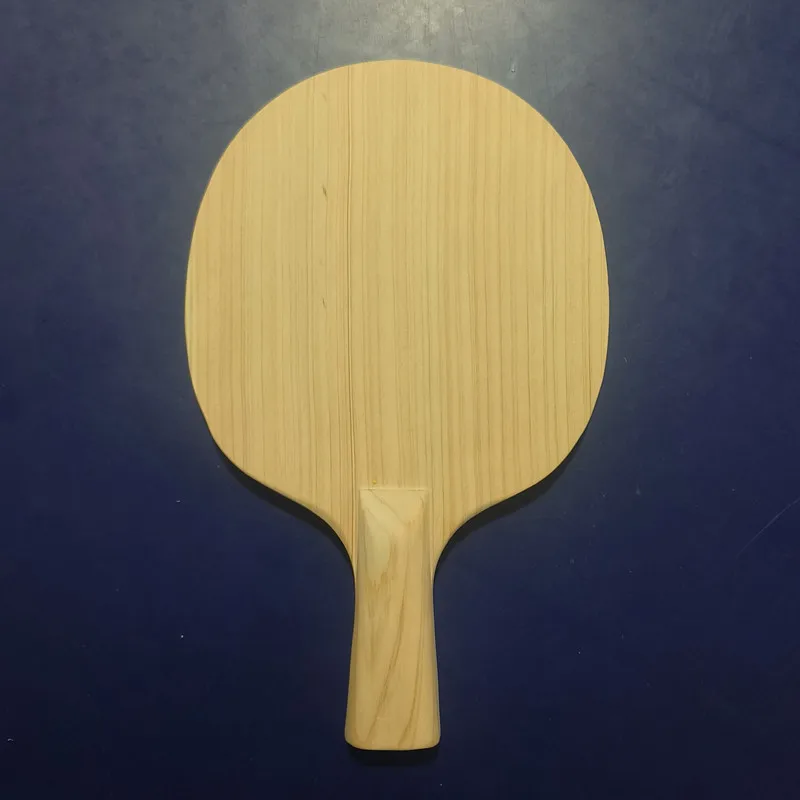 Single Ply Hinoki Solid Wood Table Tennis Blade 8mm Ping Pong Blade  FL CS Soft Elastic for Loopdriving Players view 5