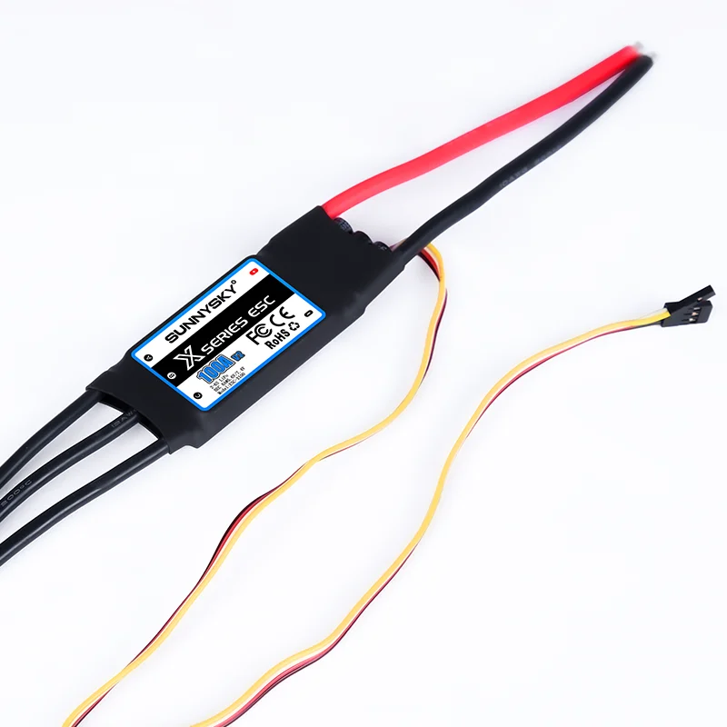 SUNNYSKY X Series ESC 100A 2-6S controlador de velocidad sin escobillas con Ubec para avión RC 3D KT avión Culvert de ala fija
