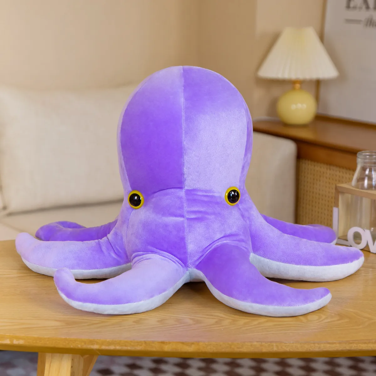 30/40cm Kawaii Octopus Plush Pillow Cartoon Marine Mollusks Stuffed Toy Soft Simulation Sofa Cushion Nice Gift 2 Colors