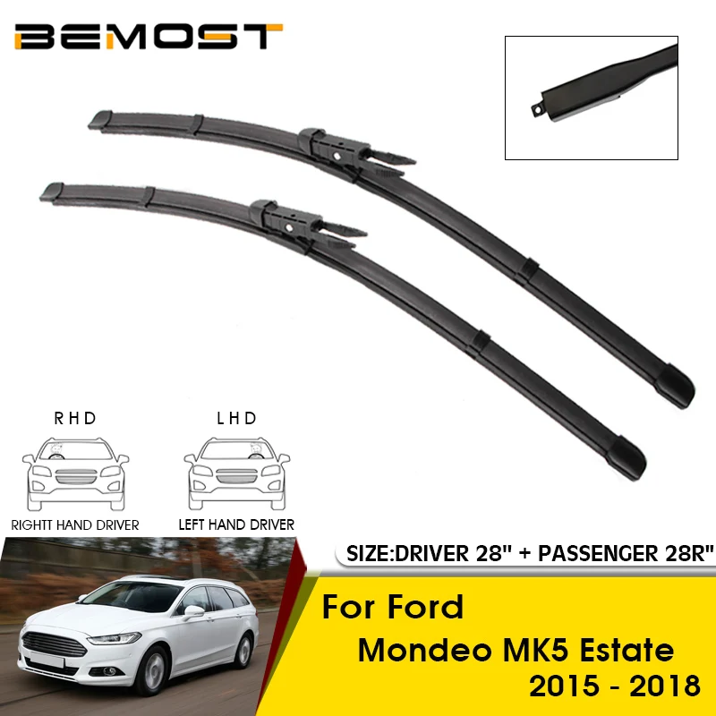 Car Wiper Blades For Ford Mondeo MK5 Estate 2015-2018 Windshield Windscreen Front Window Blades 28