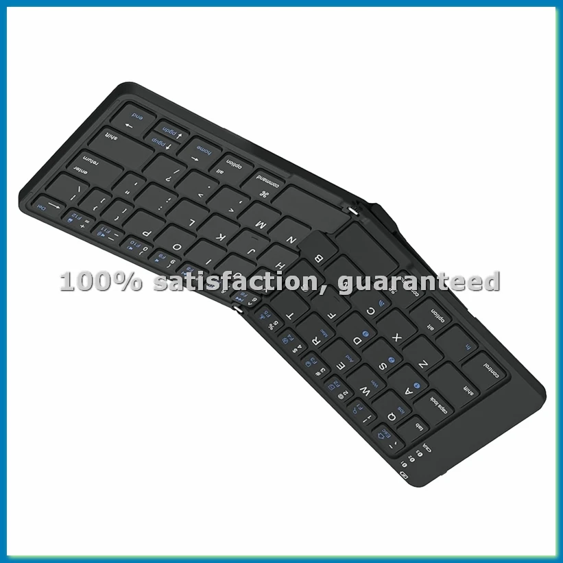 Foldable Bluetooth Keyboard, Universal Folding Keyboard for Mobile Phones and Tablets, Can Easily Switch Up to 3 Devices-A51M