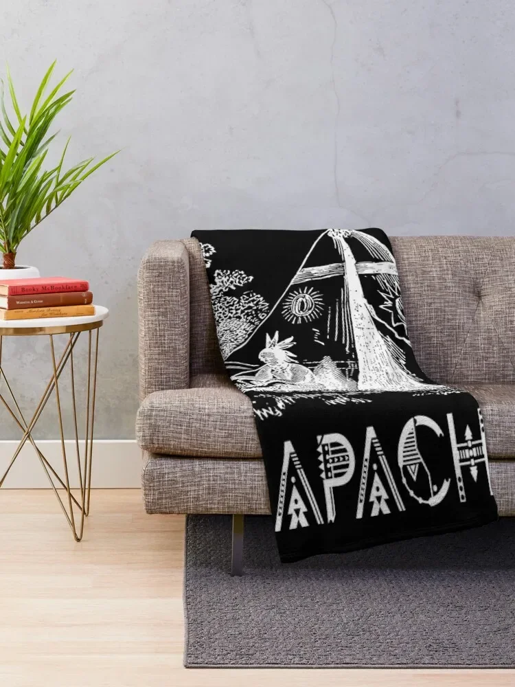 Proud To Be Apache Throw Blanket halloween Softest Quilt Winter beds Blankets