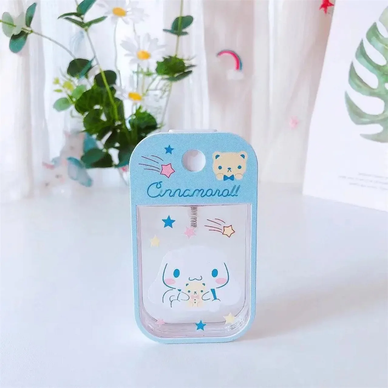 50ml Anime Hello Kitty Sanrio Perfume Spray Bottle Kuromi Cinnamoroll Travel Portable My Melody Cartoon Alcohol Press Bottled