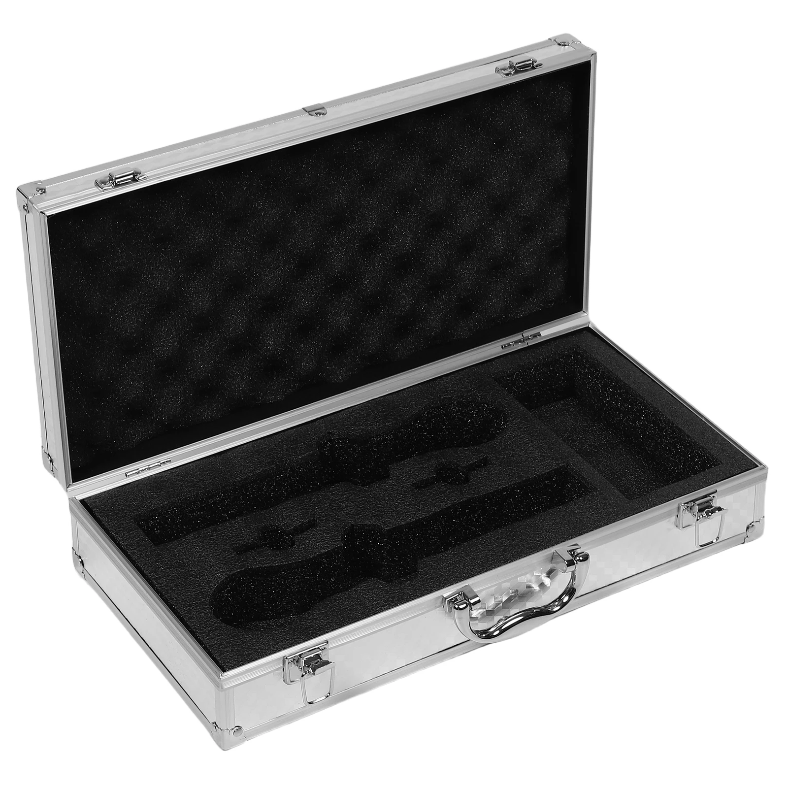 

Dual Microphone Aluminum Alloy Shockproof Foam For Ktv Concert Travel Portable Mic Protection Handheld Dust Cover Hard Carrying