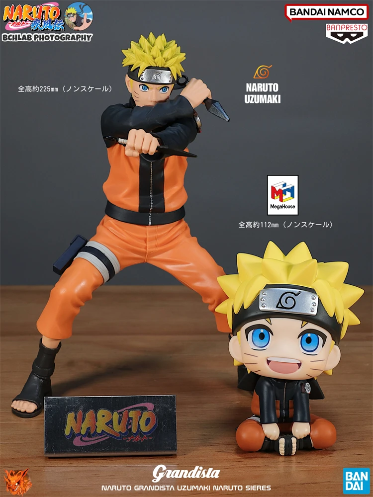 In Stock Bandai Naruto Grandista Gros Bitterness Swirl Naruto Figure Model Ornament Gift