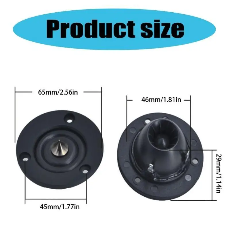 31ba 2pcs/pack عالي النبرة 30W 2INCH حرير القبة مكبرات الصوت 4OHM TREBLE HORN