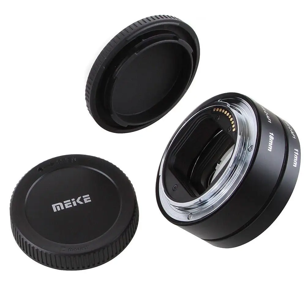 Meike MK-Z-AF1 Metal Macro Extension Tube Auto Focus Adapter Ring 11mm 18mm for Nikon Z5 Z6 Z7