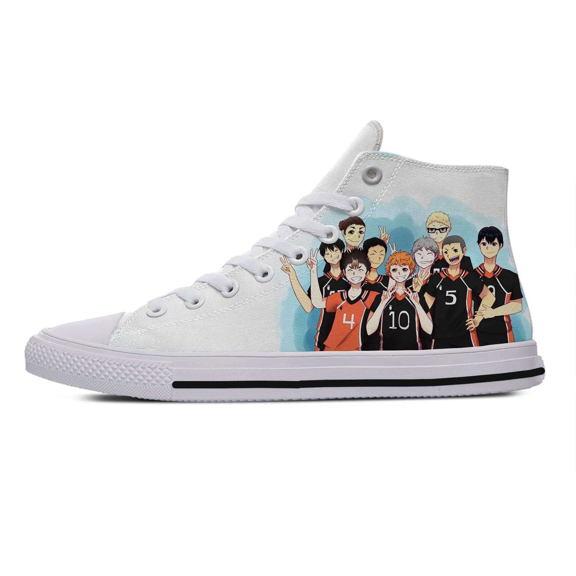 Anime casual sapatos juvenis para homens e mulheres, cool moda verão, tênis de alta qualidade, handiness, haikyuu, voleibol, juvenil