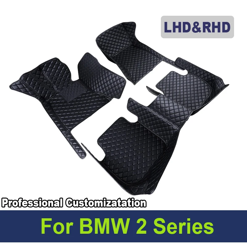 

Изготовленные на заказ 3D автомобильные коврики с полным покрытием для BMW 2 серии F22 Coupe F23 F44 Gran Coupe F45 F46 Аксессуары для интерьера Ковер