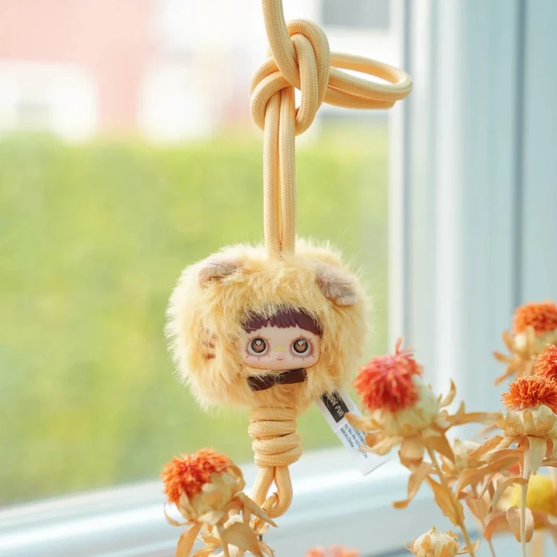 새로운 정품 메이메이 12 별자리 이야기 시리즈 블라인드 박스 귀여운 플러시 키체인 폰 스트랩 가방 장식 소녀용 크리스마스 선물