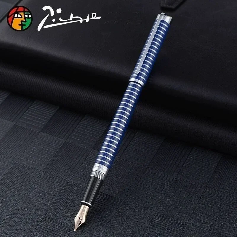 Pimio 82 Series Fountain Pen Luxury Elegant 10K Gold Fine Nib Artwork Calligraphy Practice Writing Office Supplies Stationery