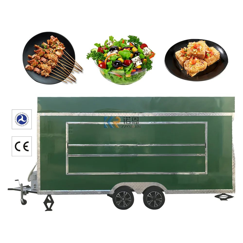 2023 Food Trailer Purple Trucks Mobile Bakery Cupcake Truck Fully Equipped USA Standards Food Trailers