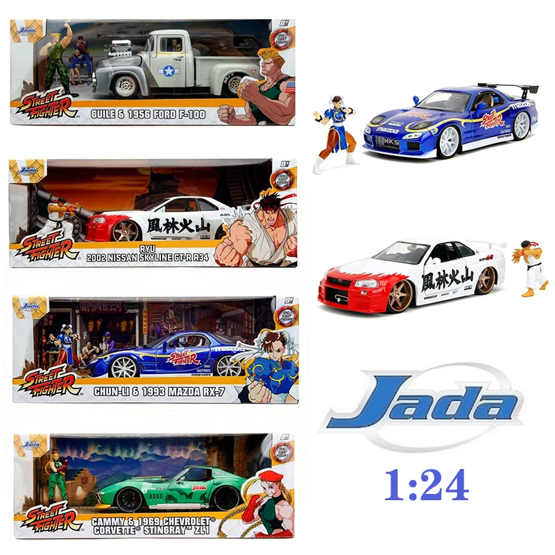 modele-de-voiture-de-la-serie-originale-jada-street-fighter-modele-de-collection-1-24-ornement-de-collection-comme-cadeau-d'anniversaire