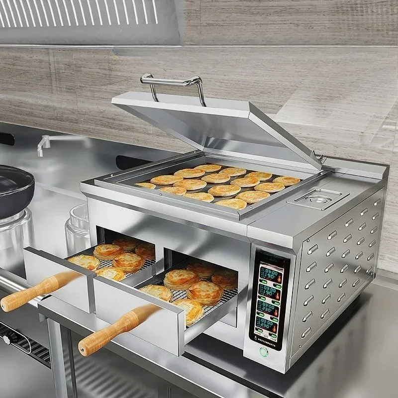 Scone machine, roujiamo oven, pancake machine, automatic blast stove oven