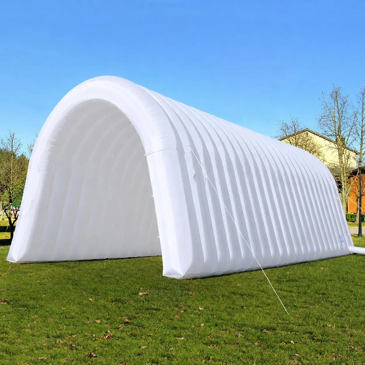 Inflatable Sports Tunnel Entrance White Blower Event Advertising Trade Show Team Intro Promotion