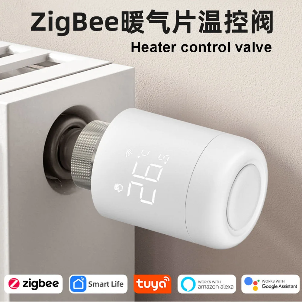 

Doodle ZigBee intelligent thermostat valve, radiator controller, mobile app control for TRV temperature control valve