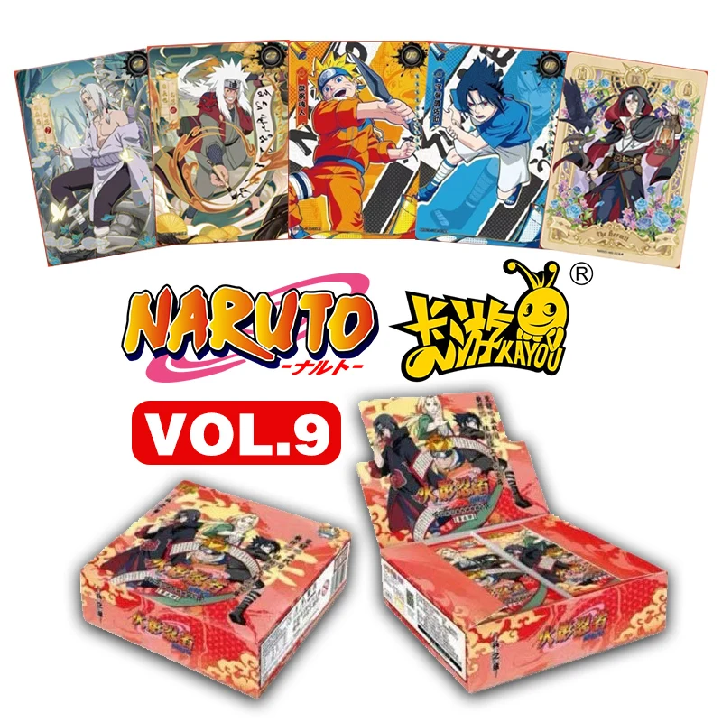 

Коллекционные карты KAYOU New Naruto Legacy T2W9 T2W8, аниме-мерч и подарки на праздники, новогодний подарок.