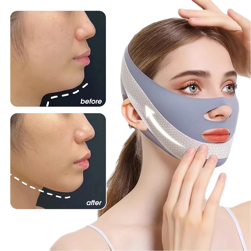 

V Shaper Facial Slimming Bandage Relaxation Shape Lift Reduce Double Chin Face Thin Bands Massage Sleeping Belt Skin Care Tools