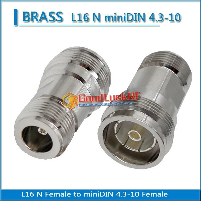 L16 n fêmea para minidin mini din 4310 RRU4.3-10 fêmea tomada de