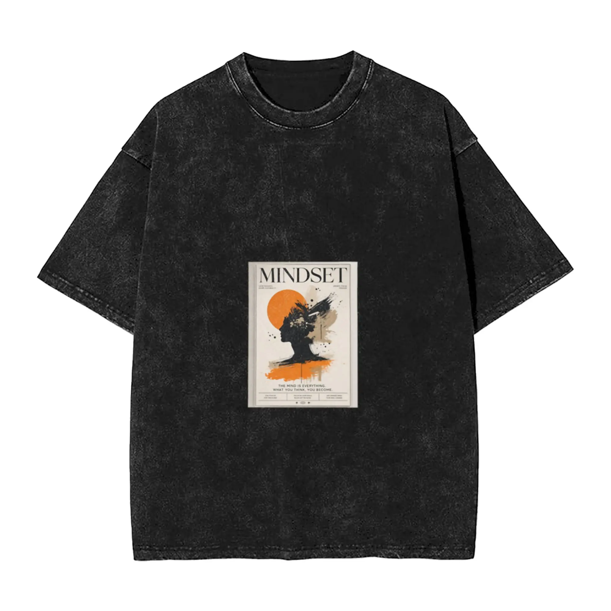 Mindset Minimalist  Unique Trendy A Vintage Oversized Cotton Unisex T-Shirts