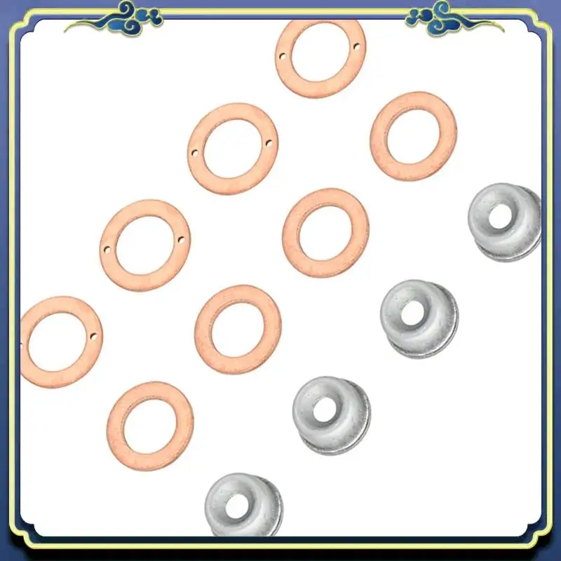 AU16-Injector Seal Kit Injector Gasket 19077-53650 15841-53622 15221-94020 For Kubota D1105 V2203 D905 D1005 V3300 V3600 Accesso