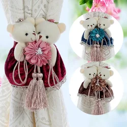 Carnation Bear Curtain Tieback Lovely Creative Home Decor Bedroom Curtain Decorative Curtain Accessories Holdback Clip Buckle