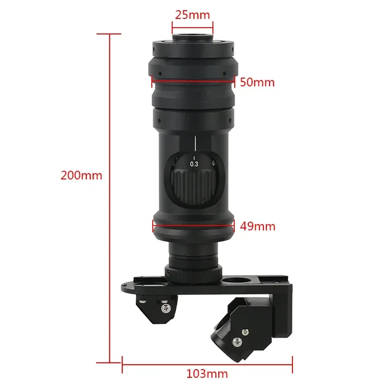 Industrial Electronic Video Microscope came 2D 3D C Mount Lens Optical Magnifier Precision Hardware Solder Joint Inspection