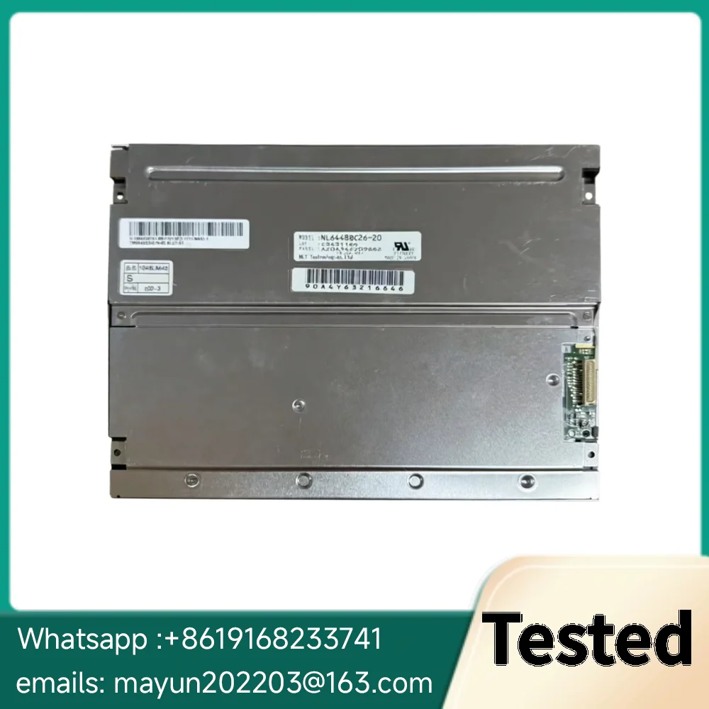 Original Checked 8.4“Inch NL6448BC26-20 Industrial LCD Display Screen Panel 640x480