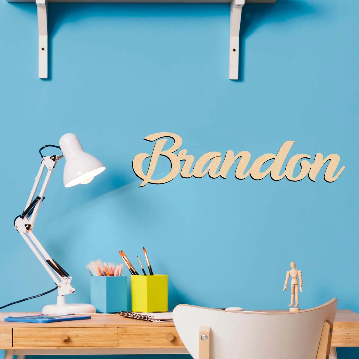 1 قطعة بياندون مضحك مثال مخصص اسم لوحة خشبية علامة خشبية قطع الليزر تسجيل يدويا مع حروف مخطوطة أنيقة