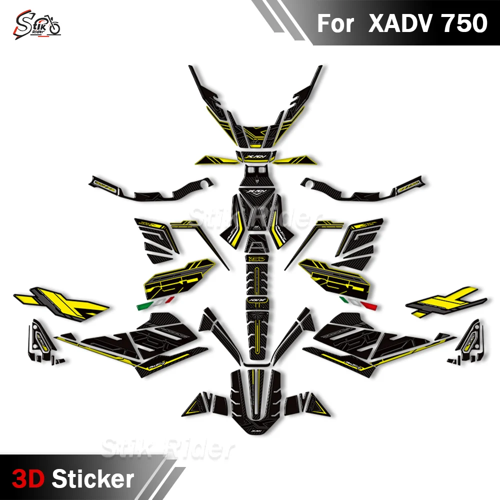 

X ADV750 Fairing Stickers Body Decoration Decals Motorcycle Sticker Anti-Scratch 3D Sticker for Honda XADV 750 X-ADV 750 2025