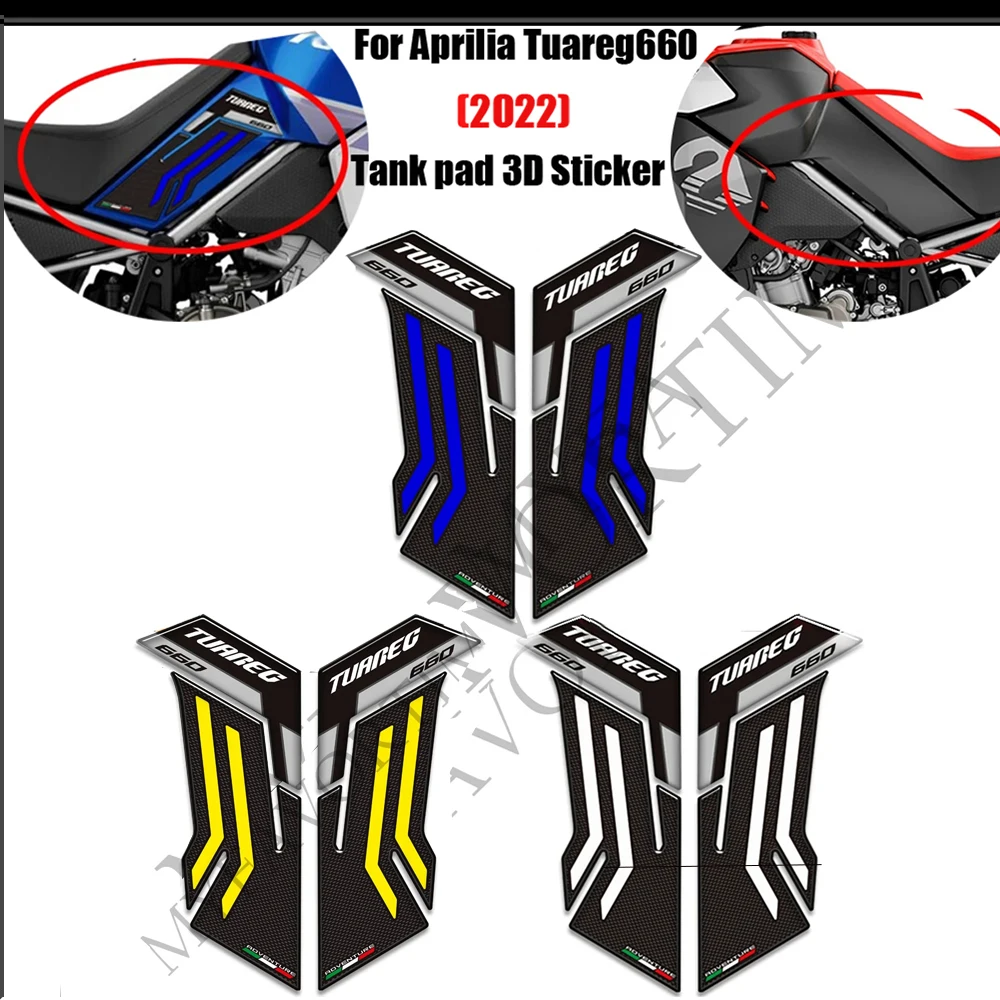 

2022 For Aprilia Tuareg660 Tuareg 660 Motorcycle Stickers Decals Tank Pad Grips Gas Fuel Oil Kit Knee Protector