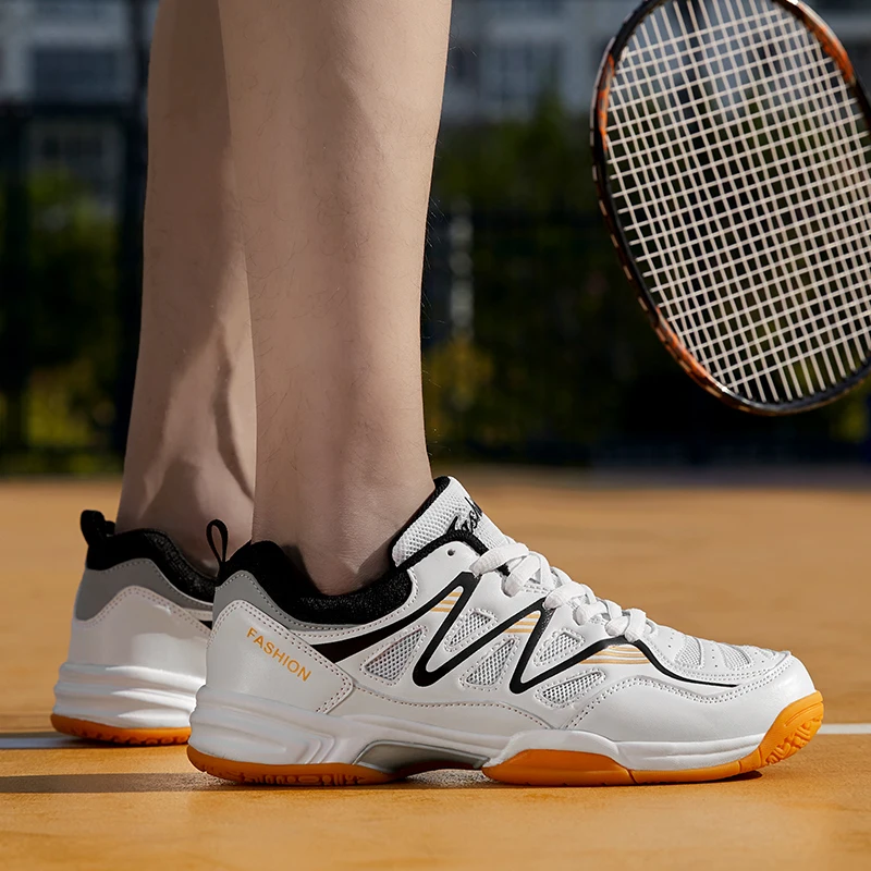 Zapatillas de voleibol para hombre, calzado deportivo de bádminton, malla transpirable, talla 38-48, novedad de 2024