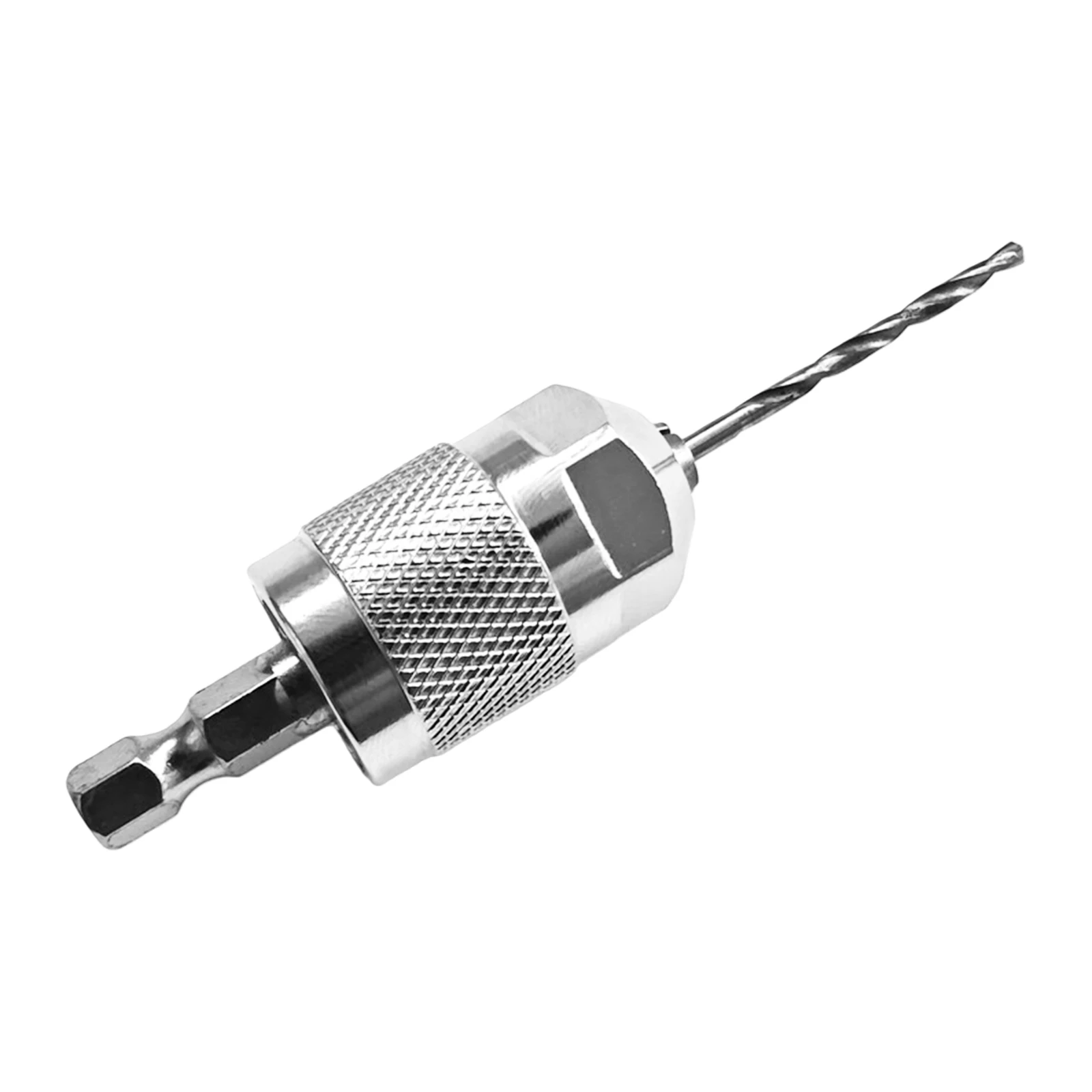 Drill Chuck Adapter Three Jaw Keyless Drill Chuck Aluminum Alloy Quick Change Tool for Pneumatic Electric and Manual Tools