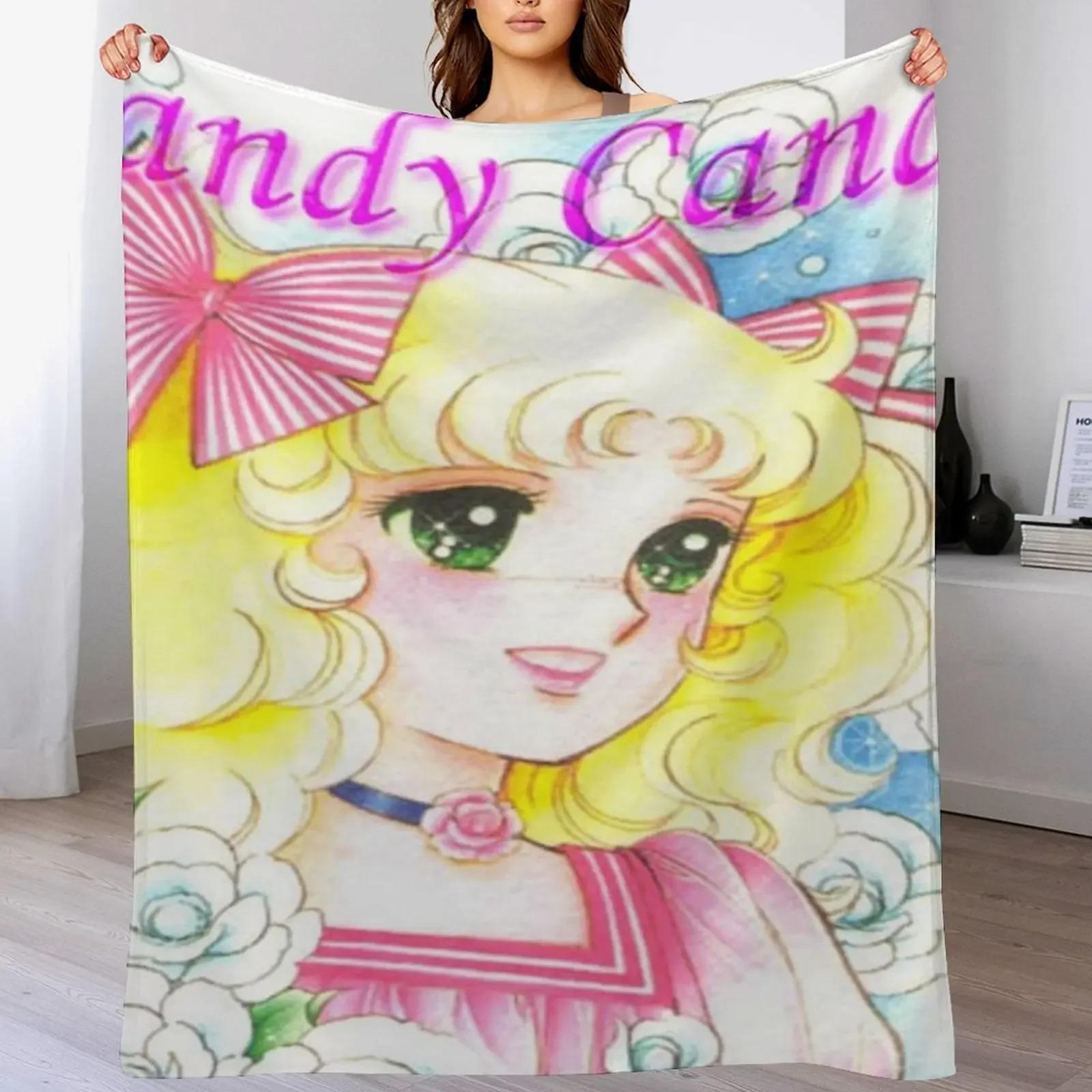 

CANDY CANDY - MANGA ANIME Throw Blanket Stylish Warm Blanket for Living Room Bedroom