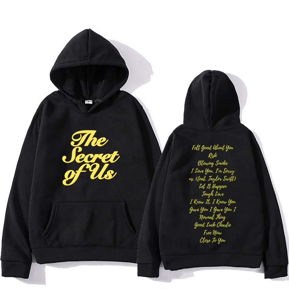 Sudaderas Hip Hop Hoodies The Secret of Us Funko Pop Gothic Sweatshirts With Hooded Fleece Clothing Moletom Grunge Retro Hoody