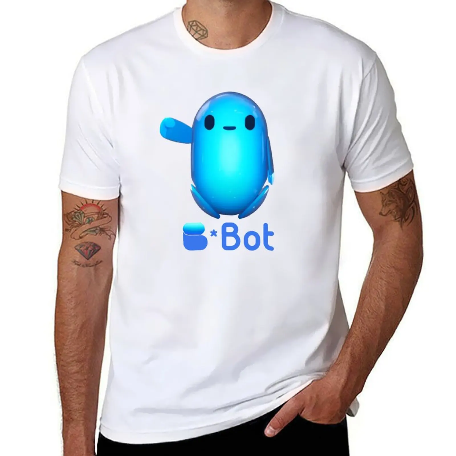 

Ron - bbot T-Shirt men t shirt cotton 100% t shirts for man slim fit T-Shirt