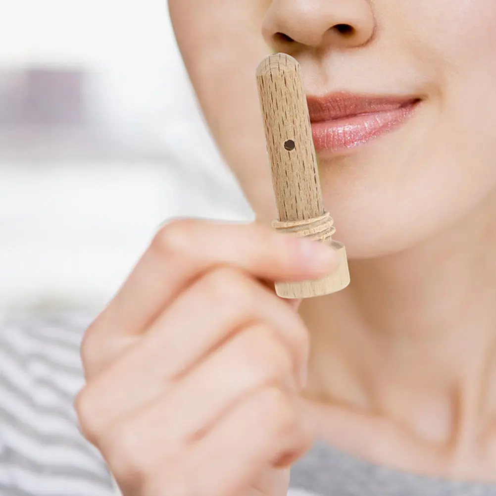 

2Pcs Essential Oil Stick Wooden Nasal for Aromatherapy Anxiety Relief Focus Natural