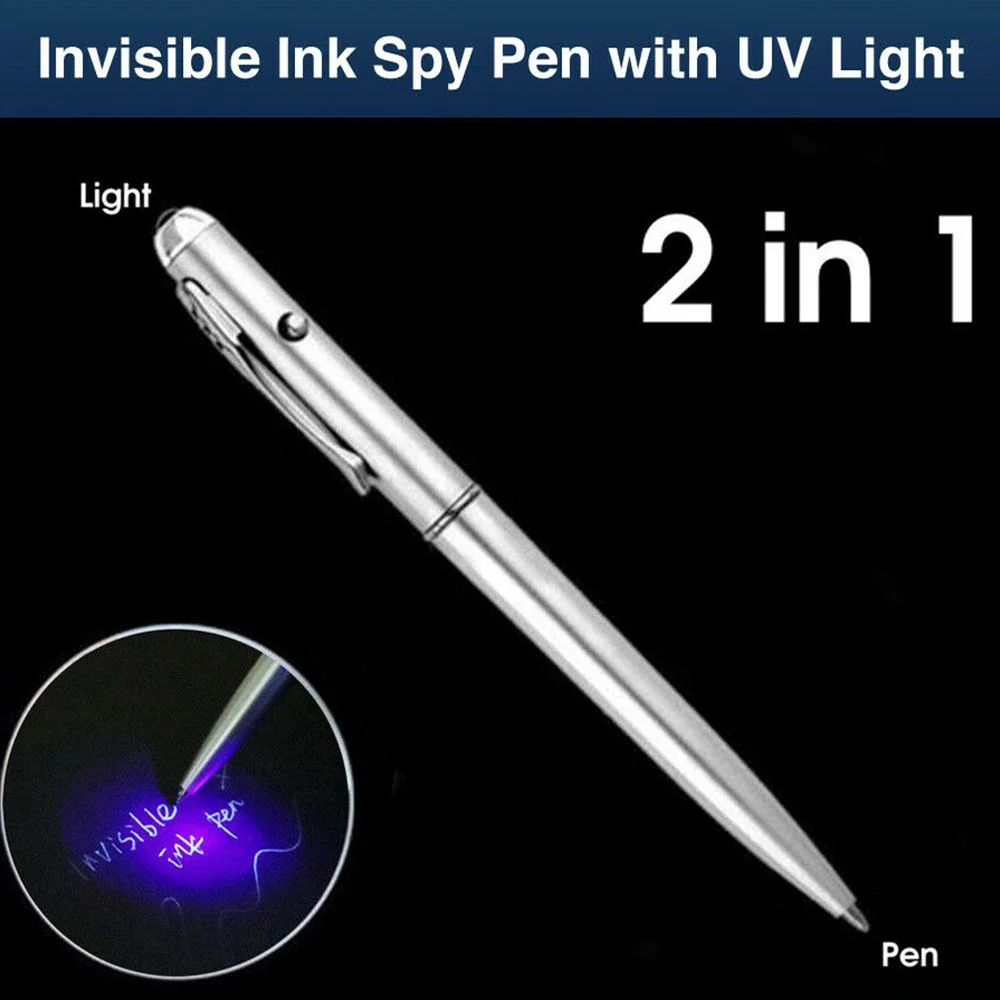 

Funny Pen 2 in1 Invisible Ink Magic Security Handwriting Pen With UV Light