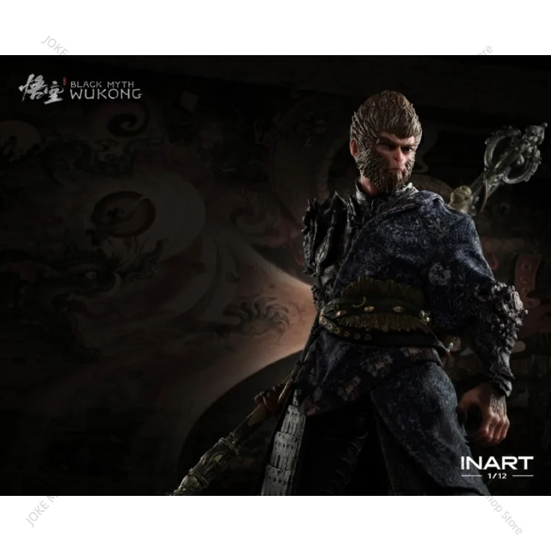 

New Pre-sale 100% Original INART 1/12 SHF Black Myth Wukong Destiny·Bronze Set 1/12 Action Doll Anime Action Figure Model Toys