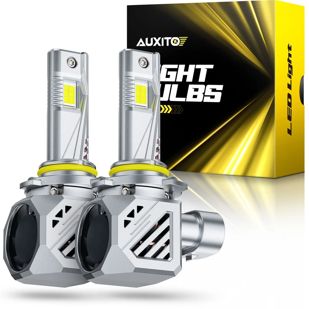 AUXITO 2Pcs A1 Ultra 9005 HB3 LED Headlight Bulb Canbus High Power Turbo H8 H11 9006 HB4 9012 H4 LED High Low Beam Auto Lamp 12V